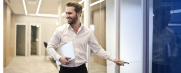 Man happy about his reporting strategy