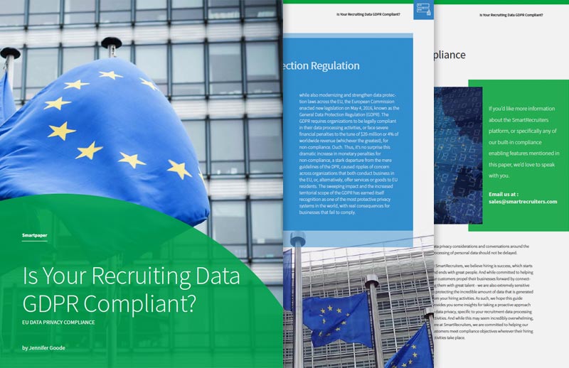 Is Your Recruiting Data GDPR Compliant?